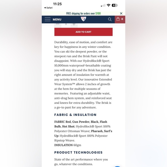 Obermeyer ski pants size 10/12 - Picture 2 of 11